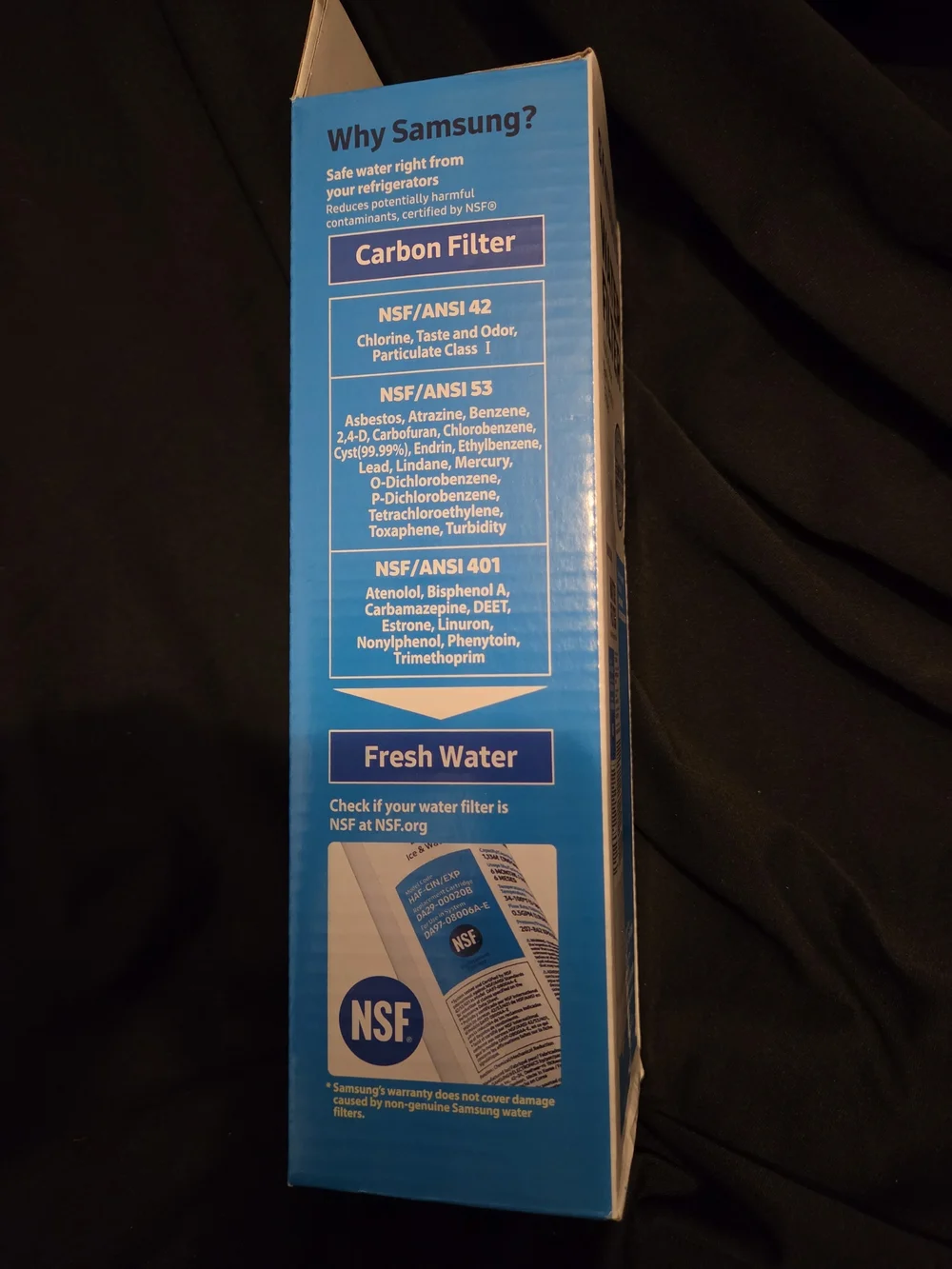 Samsung Genuine Water Filters. 2 Pack